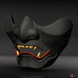 de1.jpg Ghost Of Tsushima - The Sakai Mask - Samurai Cosplay Mask