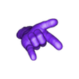 Spider_Hand_Left.stl Spider-Man Mini 3D Printer File STL