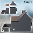 3.jpg House with a ground-floor shop, double bay windows on the upper floor, and a garden wall (23) - Modern WW2 WW1 World War Diaroma Wargaming RPG Mini Hobby