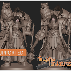 5.png Fichier STL Horus waifu anime figurine・Objet pour impression 3D à télécharger