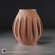 1001-bulb-vase-0003.jpg Archivo STL VASO・Modelo imprimible en 3D para descargar