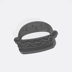 Cangreburguer.jpg STL file Krabby Patty - Cookie Cutter・3D printable design to download