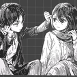 erenymikasallavero.png eren und mikasa schlüsselanhänger