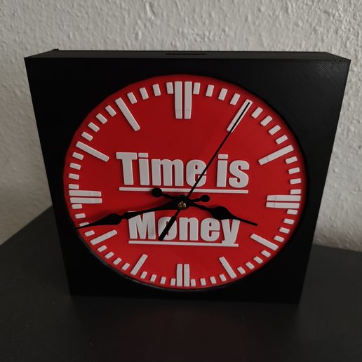 Time is Money – Clock & Piggy Bank