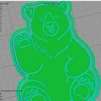 oso.jpg Bear with scarf Cookie Cutter - Bear with scarf Cookie Cutter