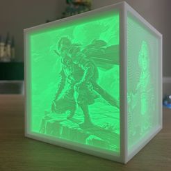zeldat1.jpg STL-Datei Zelda Tränen des Königreichs lithophane Box・3D-Drucker-Vorlage zum herunterladen