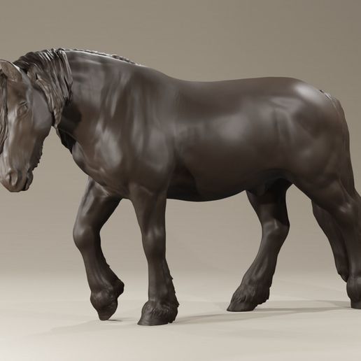 realistic-walking-frisian-horse-for-printing-farmanimal-3d-model-87dcfee1fe-1.jpg 高头大马弗里斯兰矮种马农场动物宠物马