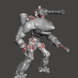 shark_1.png Fichier OBJ gratuit Cyber-requin・Objet imprimable en 3D à télécharger