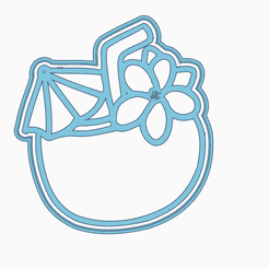 coco.png Fichier STL Cutters Maille Coconut Heart Bicycle Mom Mom Mother's Day Mothers Day COokies Cookies・Plan pour impression 3D à télécharger