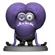 2.jpg Purple mutated minion for 3D printing STL