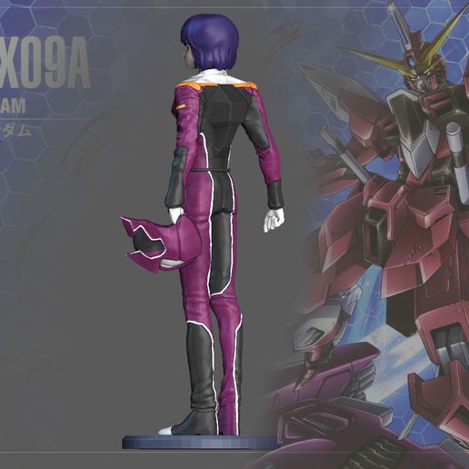 🤖 ASURAN ZARA 3D PRINT GUNDAM SEED DESTINY ANIME ANIMATION