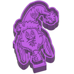 ink.png Noël Grinch Max Dog Freshie STL Mold Housing