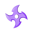 4Star-shuriken C.stl Shuriken 4 Blade set 3D print model
