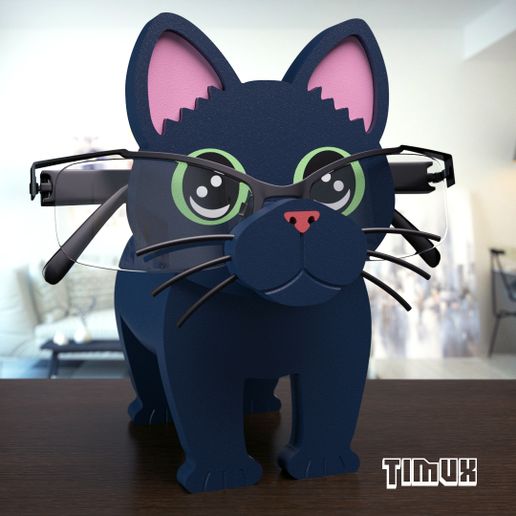 TIMUX_CAT_HIGH_1.jpg SUPORTE PARA ÓCULOS DE GATO