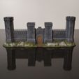 01.jpg Free STL file Crusader Castle Gate・3D printing design to download
