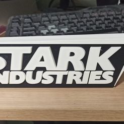 stark-Industries.jpeg STL file Stark Industries Marvel Poster・3D printer model to download