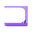 Right bracket.stl Peugeot 205 Heating control panel bracket