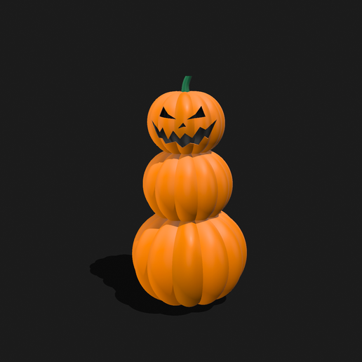 Devil Pumpkin Hallooween 2 3D model
