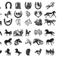 2019-02-19-8.png Vector Laser Cutting - 30 Draft Horses
