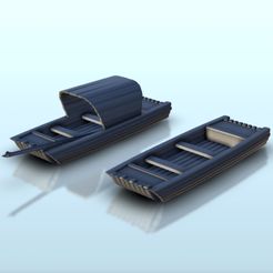 11.jpg STL file Set of two wooden boats 2 - China Asia Japan Warhammer Age of Sigmar・3D printable design to download
