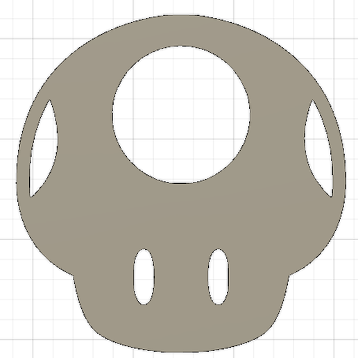 mario's mushroom 3D model