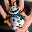 onhandopenarmsopenmouth.png ☃️Articulated Monster Snowman - XMAS TREE ORNAMENT☃️
