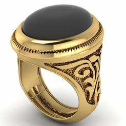 r3.jpg Silver Men Ring 3d printable model