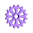 Assemblage_pignon.stl Free STL file Gears rotating system - Chain sprockets -・3D print design to download