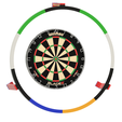 Darts-Ringbeleuchtung-Rund-Wndhalter.png LED dart lighting (DARTS RING LIGHT) with additional special version for low rooms