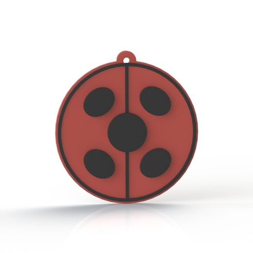 bied.jpg Porta-chaves Ladybug - Porta-chaves redondo inspirado na Ladybug milagrosa