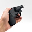 SW-442-3D-MODEL-1.jpg Файл STL Револьвер SW 442 Smith & Wesson Centennial Prop тренировочный поддельный учебный пистолет・3D модель для печати скачать, sliceables