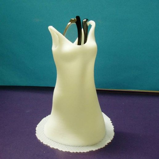 Free 3D file 3Ddress.The form was corrected.・3D printer model to ...