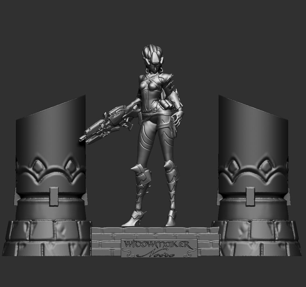 Overwatch Game Art Figure Figurine Statue PS4 Widowmaker #4 Photo Print 