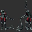 glamour-sfw.jpg STL file Glamorous Hive Queen Ishtar (Display Model)・3D print design to download