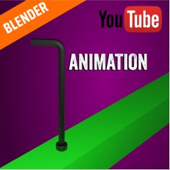 Post-Blender.jpg Free STL file Blender Animation for Begnniers | Screw and Allen Wrench | Pistacchio Graphic・3D printer model to download