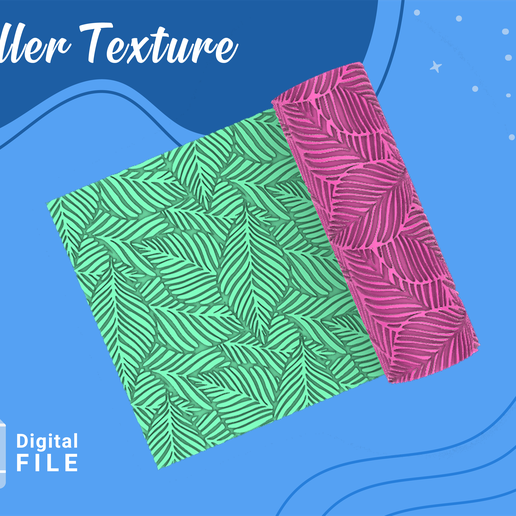 ROLLER POLYMER CLAY/LEAF/EULITEC.COM/CC/COPYRIGHTED LICENSE 3D model