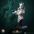 Katharina_bust_V2.jpg 'Order of the Golden Fury' January 2023 Release 25 STL's miniatures pre-supported