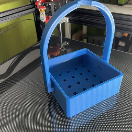 100mm Square Bath Bomb Diffuser-Commercial License 3D model