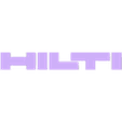 TEXT.stl HILTI LOGO