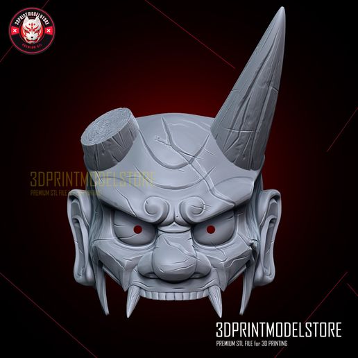 🗡️ Street Fighter 6 - Akuma Mask - Oni Hannya Samurai Ghost Mask ...