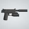 PC8.JPG Pistol Core Collection 1:12 Action Figure Handgun Accessories Includes 8 handguns