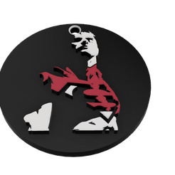 superman-v4.png Free STL file DC Superman Red Keychain・3D printing idea to download