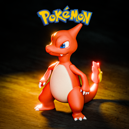 Charmeleon 3D model
