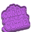 ink.png Candy Cane Cutie Christmas Freshie STL Mold Housing