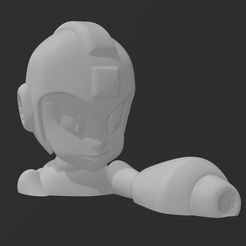 Screenshot-2023-03-21-133343.png Fichier STL Mega Man Action Figure Head Bust・Plan imprimable en 3D à télécharger
