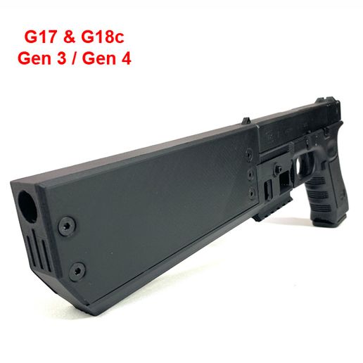 🔫 Universal Airsoft Toy Glock 17 Glock 18C G17 G18C