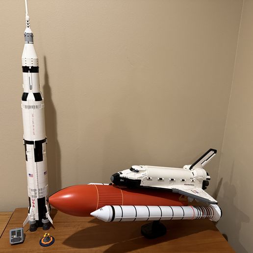 🚀 Solid Rocket Boosters & External Tank for 10283 Nasa Space