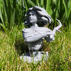1.jpg Free STL file Melina | Elden Ring | Bust Version・3D print design to download