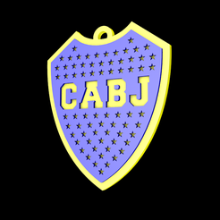 cabj.png Club Atlético Boca Juniors Key Ring
