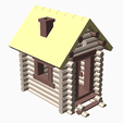 006.png Log Cabin House Constructor Toy